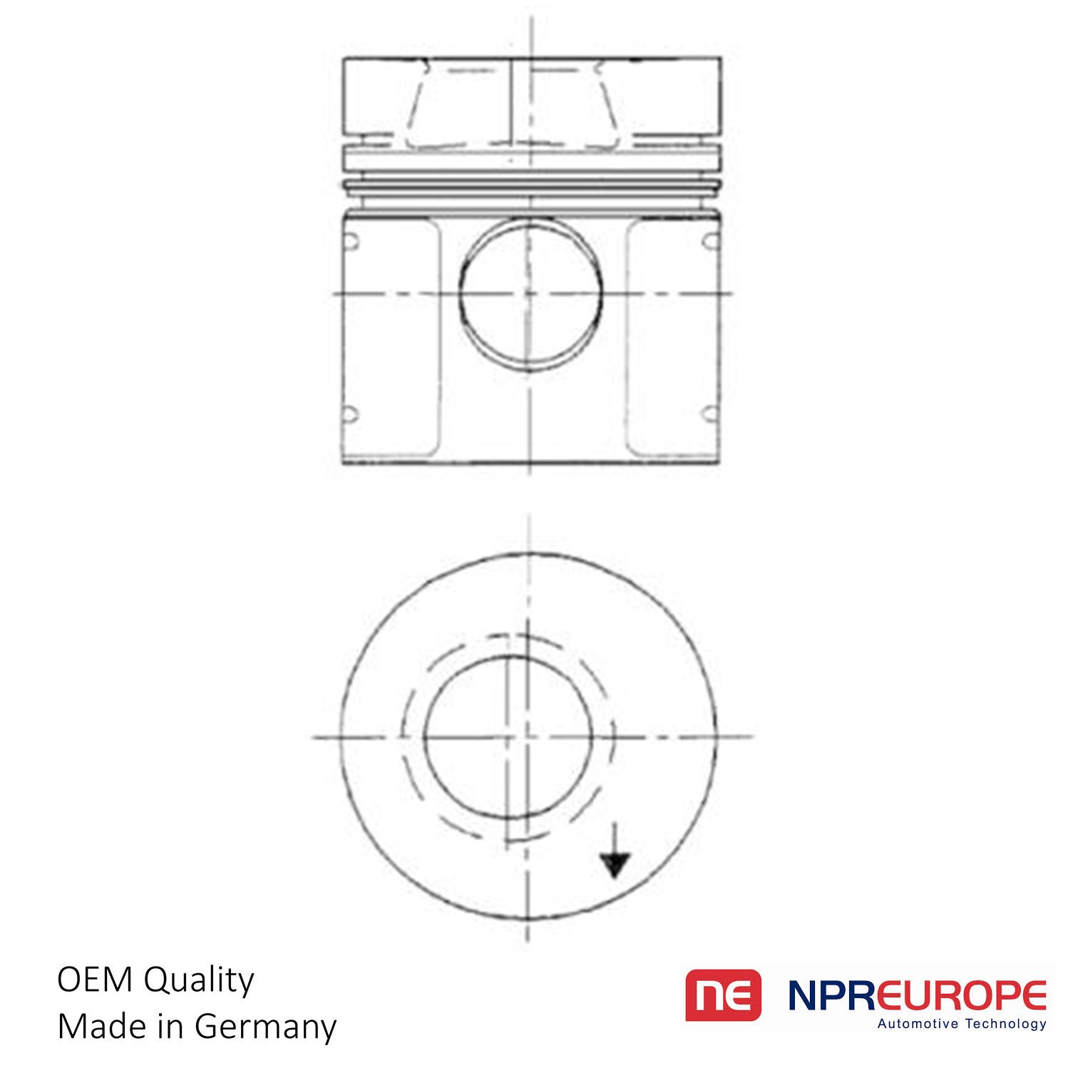 PISTON AND RINGS FOR MERCEDES BENZ TRUCKS AND BUSSES OM366 OM364 PZ