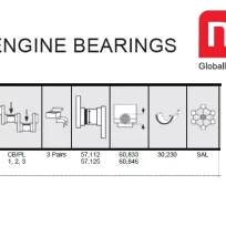 CONNECTING ROD BEARING SET PERKINS 3.152 ENGINE