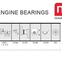 CONNECTING ROD BEARING SET ISUZU 4JB1 ENGINE