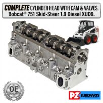 CYLINDER HEAD BOBCAT 751 PEUGEOT XUD9 ENGINE “FULLY ASSEMBLED”