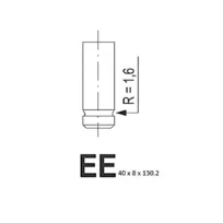 INLET AND EXHAUST VALVE HYUNDAI D4BB ENGINE