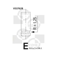 INLET / EXHAUST VALVES TORO GROUNDSMASTER 3000D PEUGEOT TUD5 ENGINE
