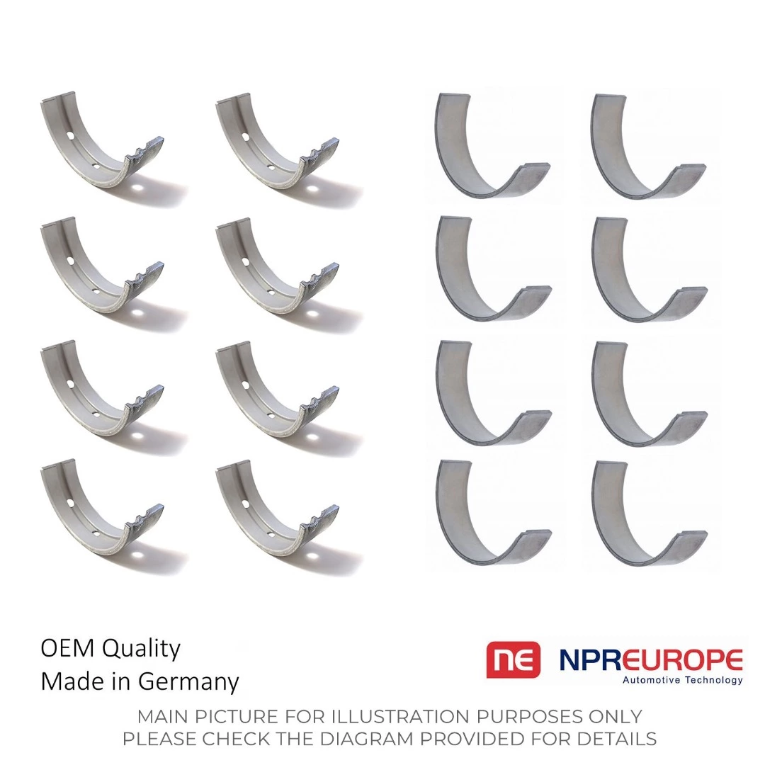 MAIN BEARING SPRINTER V6 3.0L OM642 DIESEL