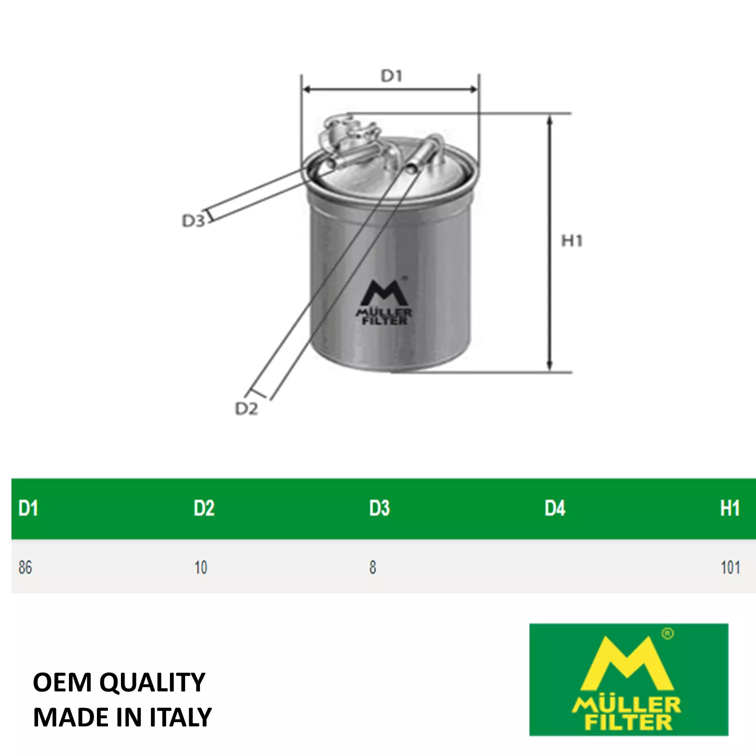 FUEL FILTER FOR SPRINTER 2.1 DIESEL OM651 VAN 2500 3500 (2014-2022)