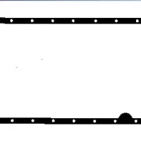 OIL PAN GASKET FOR SPRINTER 2.7 DIESEL OM612 OM647 2500 3500 (2002-2006)
