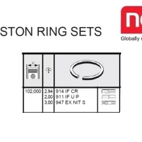 PISTON RING DEUTZ BF4L913, BF6L913 ENGINES