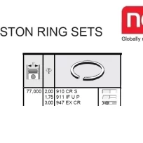 PISTON RING PEUGEOT TUD5 FOR TORO GROUNDSMASTER 3000D