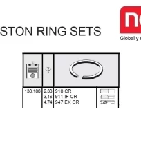 PISTON RING VOLVO TAD / TAMD / TMD / TD ENGINE