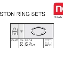 PISTON RING VOLVO TAMD 120, 121, 122 ENGINE