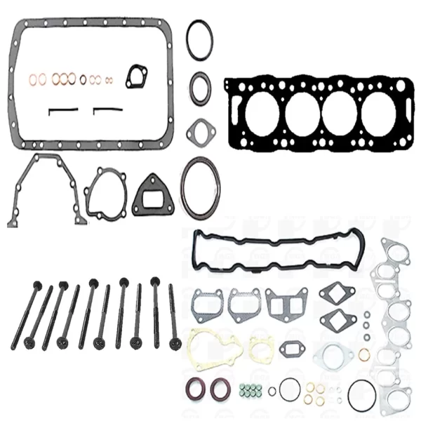 COMPLETE GASKET SET AND HEAD BOLTS FOR PEUGEOT XUD9 ENGINE