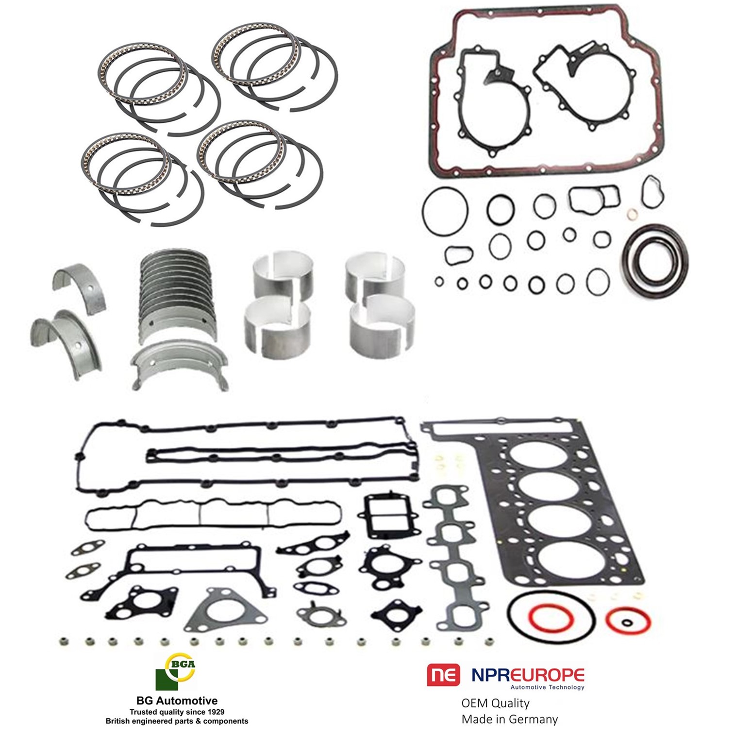 REBUILD KIT SPRINTER 2.1L OM651 2500 3500 (WITH PISTON RINGS) (2014-2022)