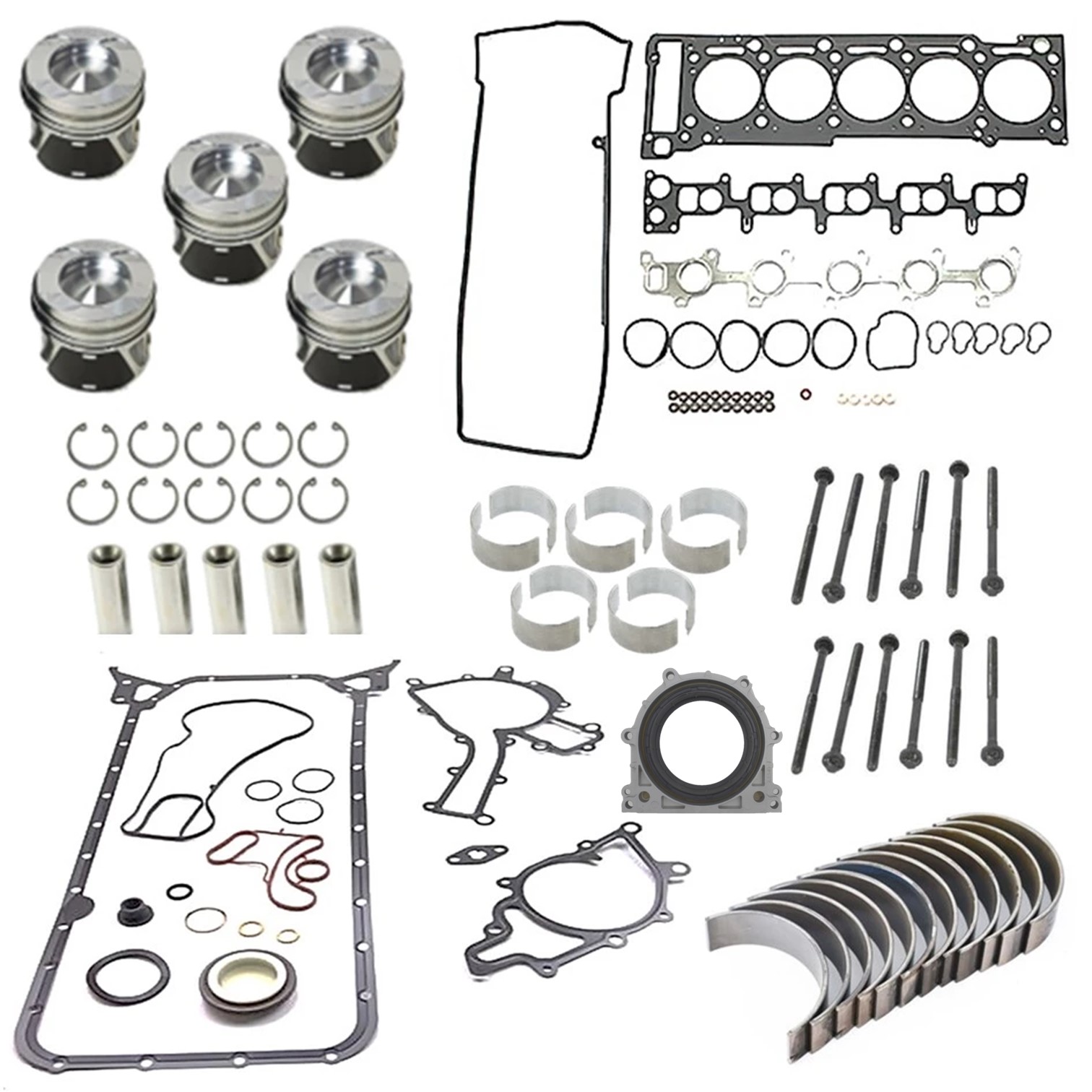 REBUILD KIT FOR SPRINTER 2.7 DIESEL OM612 2500 3500 (2002-2003) (WITH PISTONS)